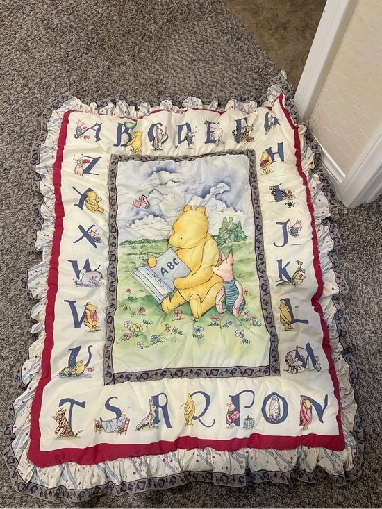 Disney Other - Winnie the Pooh ABC Quilt Blanket